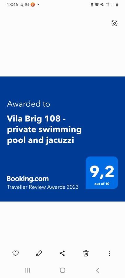 Vila Brig 108 - Private Swimming Pool And Jacuzzi 리예카 외부 사진